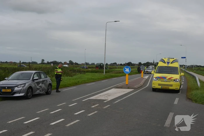 Gewonde bij botsing op kruising