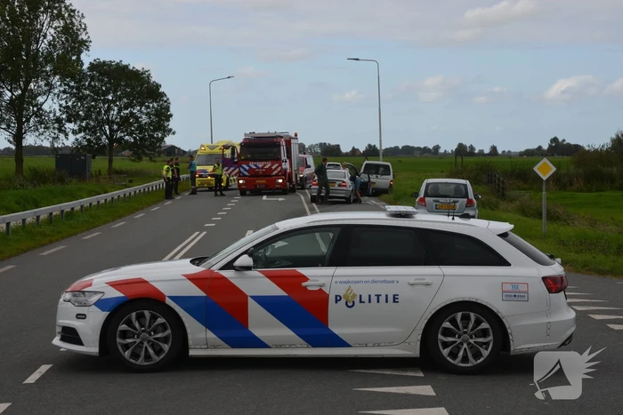 Gewonde bij botsing op kruising