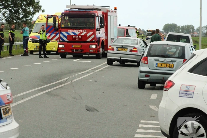 Gewonde bij botsing op kruising