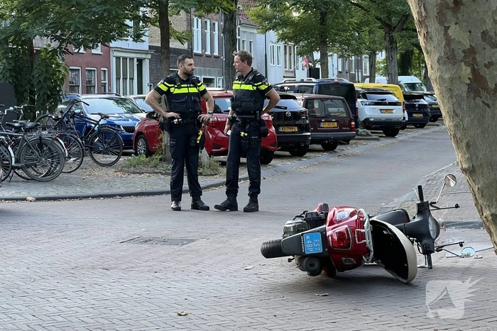 Scooterrijder gewond bij botsing op kruising