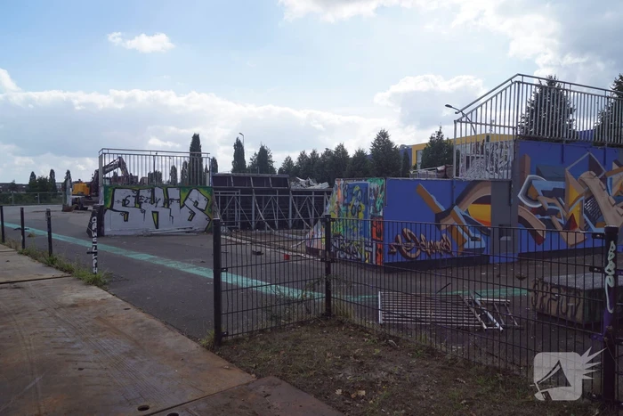 Verwijderen van skatebaan begonnen in Vathorst