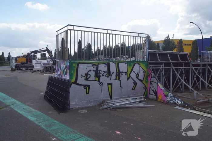 Verwijderen van skatebaan begonnen in Vathorst