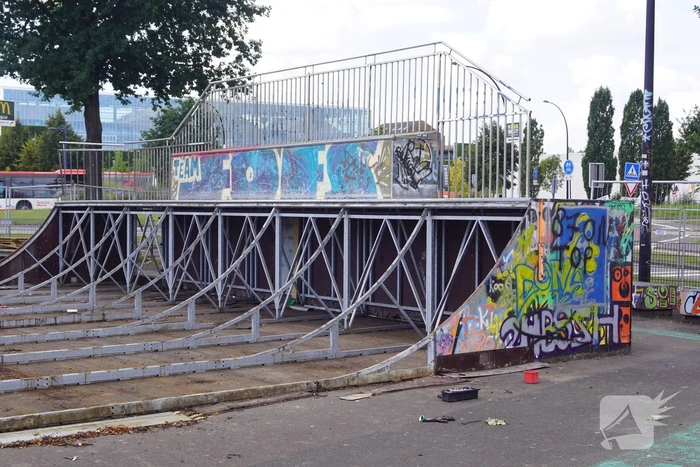 Verwijderen van skatebaan begonnen in Vathorst