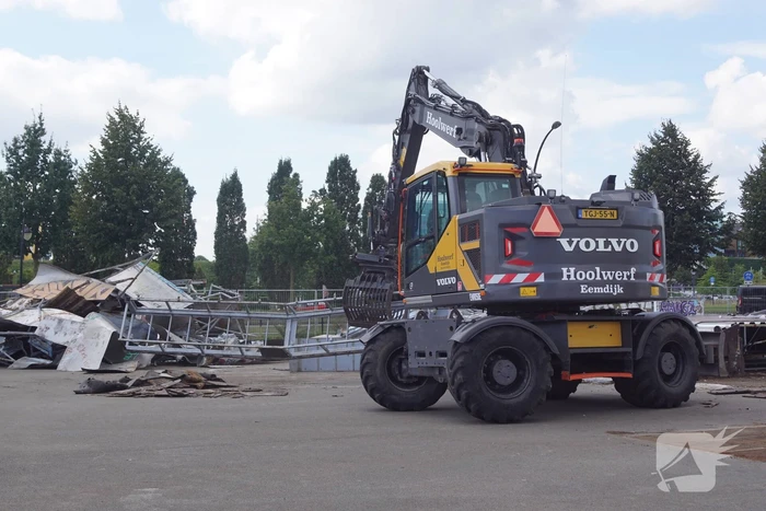 Verwijderen van skatebaan begonnen in Vathorst