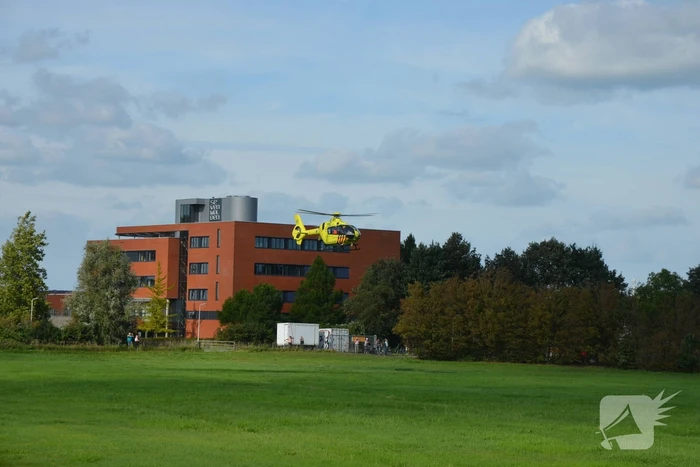 Persoon in botsing met tractor