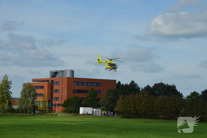 Persoon in botsing met tractor