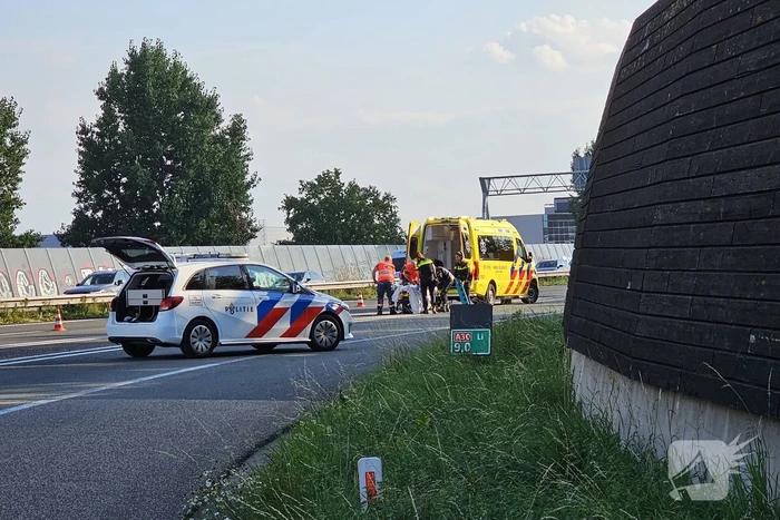 Motorrijder gewond bij val