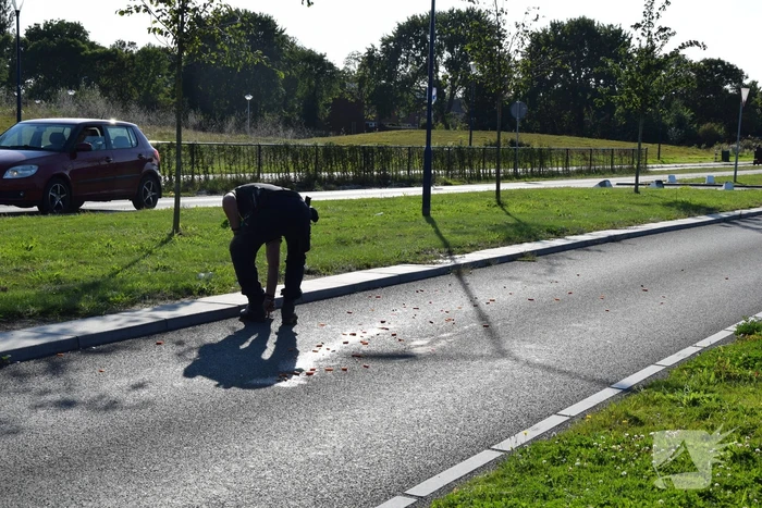 Voetganger gewond bij botsing met bestelbus, bestuurder geen rijbewijs en onder invloed van drugs