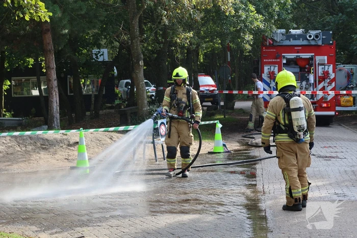 Onderzoek naar mogelijke gaslekkage op vakantiepark