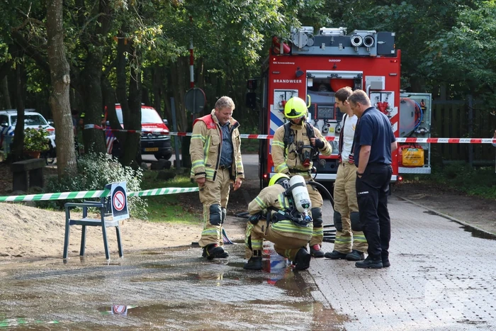 Onderzoek naar mogelijke gaslekkage op vakantiepark