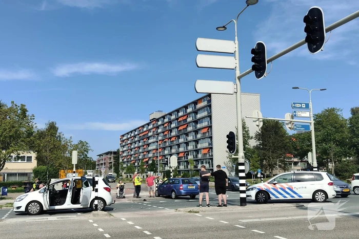 Flinke schade bij ongeval op kruising