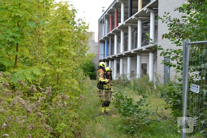 Rookontwikkeling bij brand in leegstaand pand