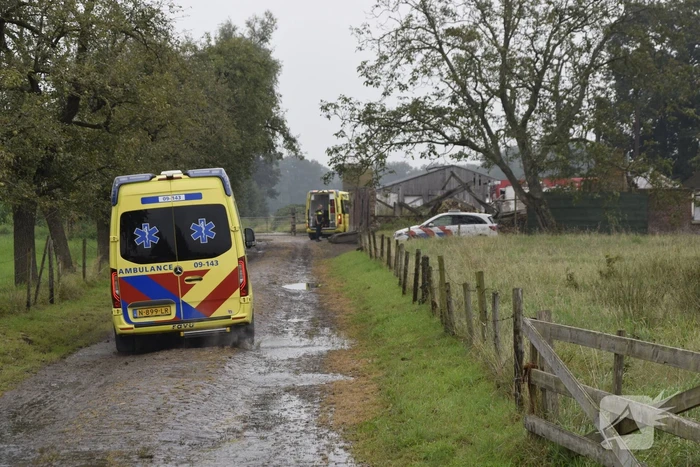 Twee gewonden bij ernstig incident bij boerderij