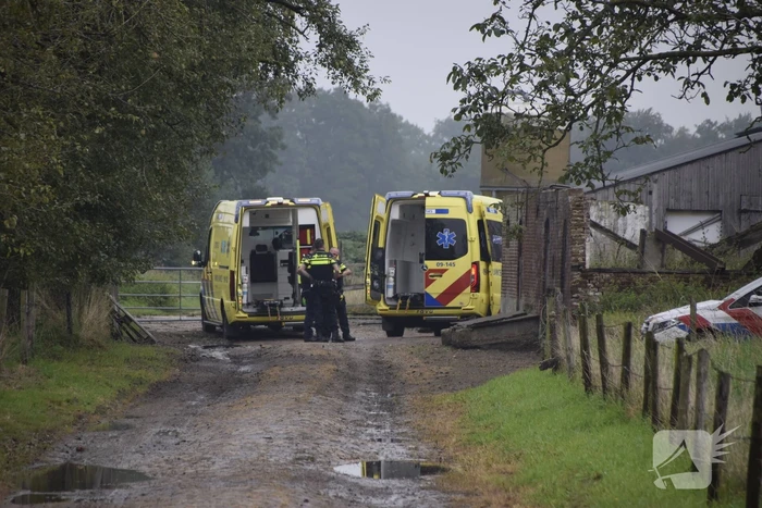 Twee gewonden bij ernstig incident bij boerderij