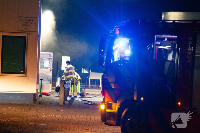Flinke rookontwikkeling bij brand in bedrijfspand