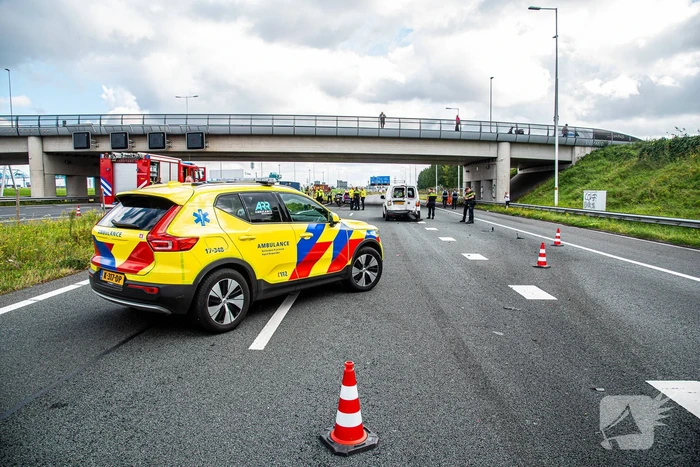 Slachtoffer gereanimeerd na ongeval op snelweg