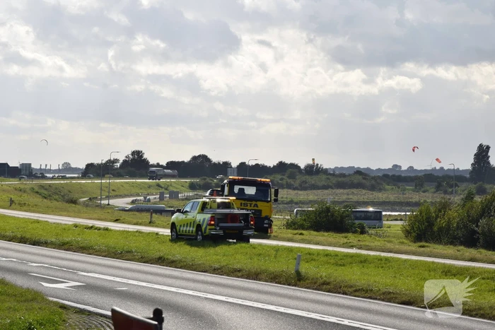 Rijksweg langere tijd afgesloten vanwege ongeval