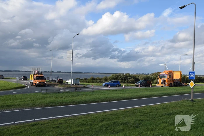 Rijksweg langere tijd afgesloten vanwege ongeval
