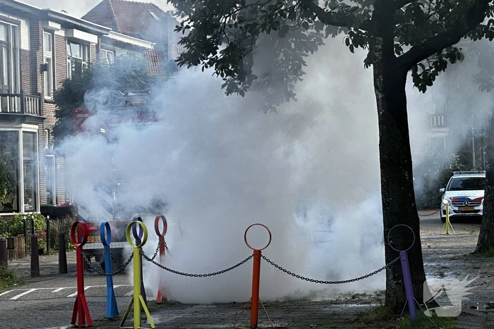 Elektrische Carver gaat in vlammen op