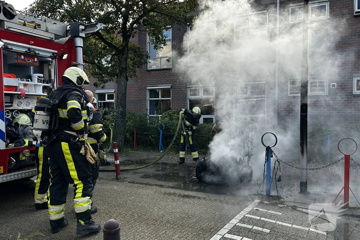Elektrische Carver gaat in vlammen op