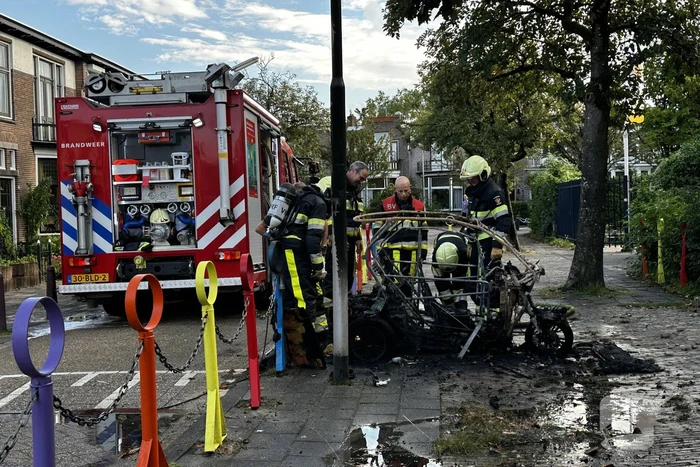 Elektrische Carver gaat in vlammen op