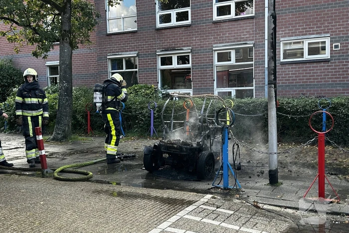 Elektrische Carver gaat in vlammen op