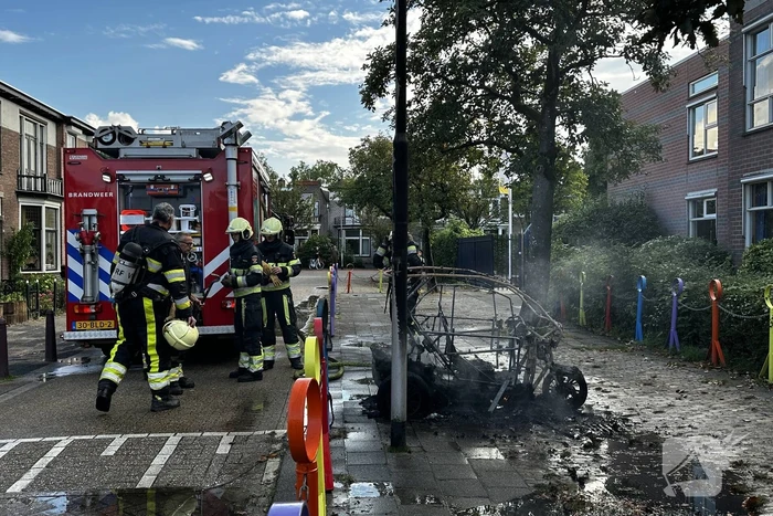 Elektrische Carver gaat in vlammen op