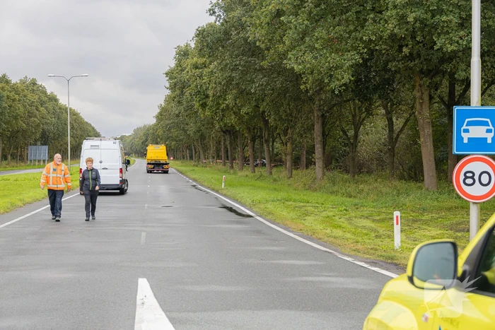 Persoon overleden bij eenzijdig ongeval