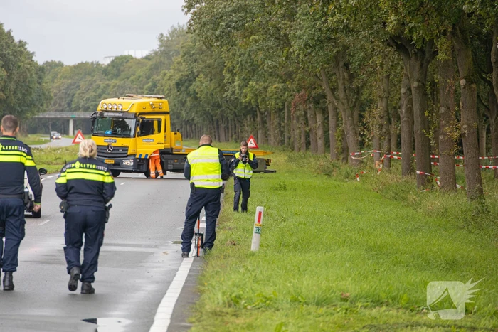 Persoon overleden bij eenzijdig ongeval