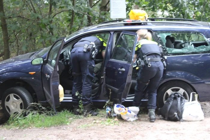 Bestuurder onder invloed botst op boomstronk
