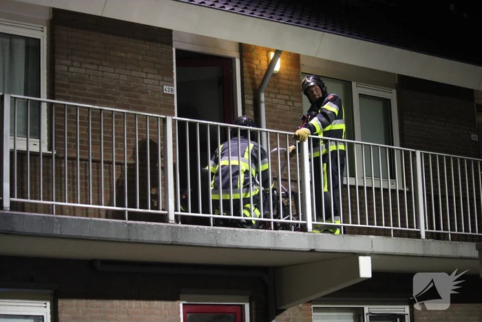 Uitslaande woningbrand snel onder controle