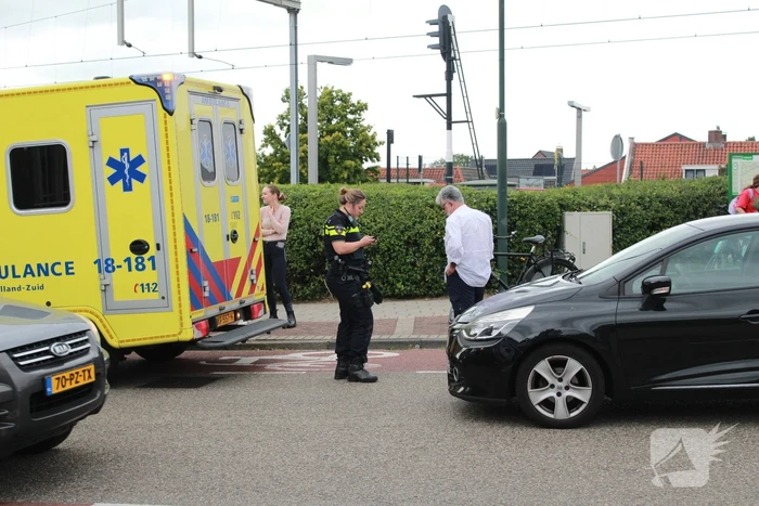 Fietser in botsing met automobilist
