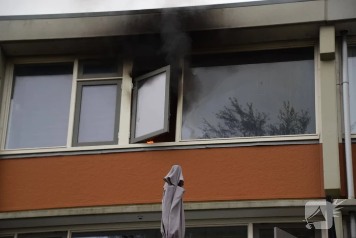 Forse brand in woning