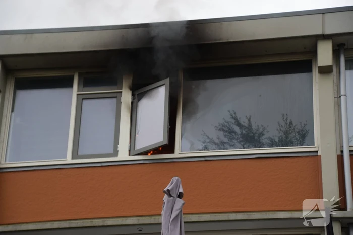 Forse brand in woning