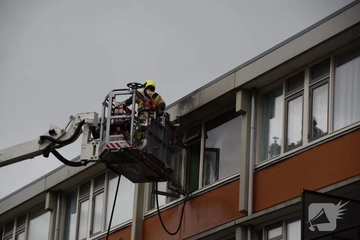 Forse brand in woning