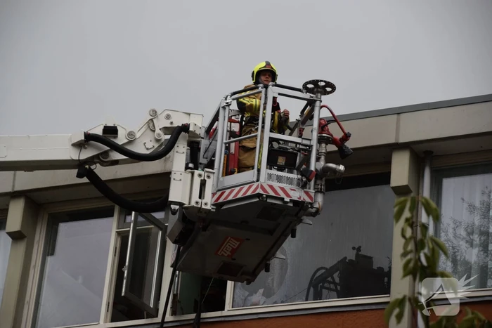 Forse brand in woning