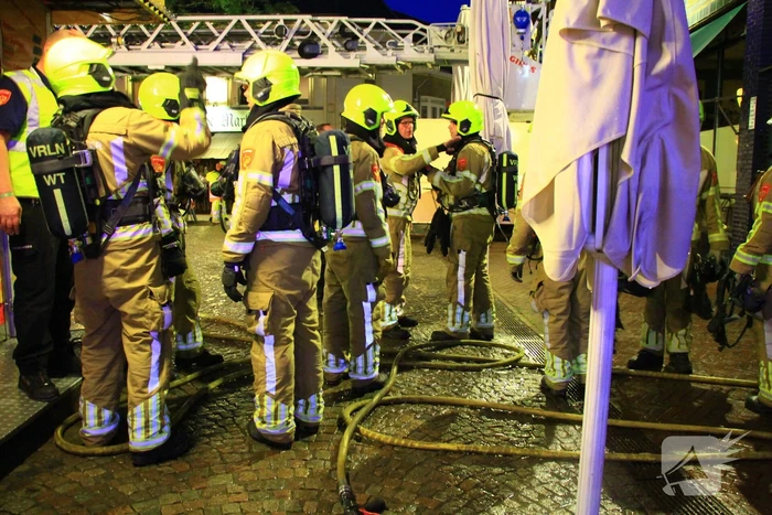Grote brandoefening op kermis
