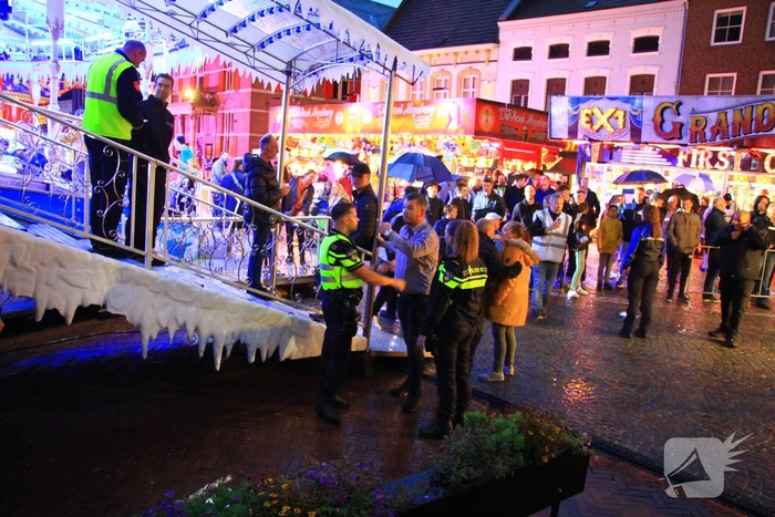 Grote brandoefening op kermis