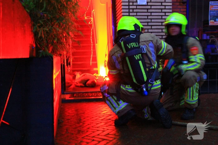 Grote brandoefening op kermis