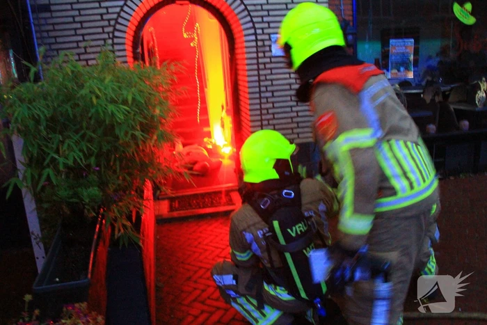 Grote brandoefening op kermis