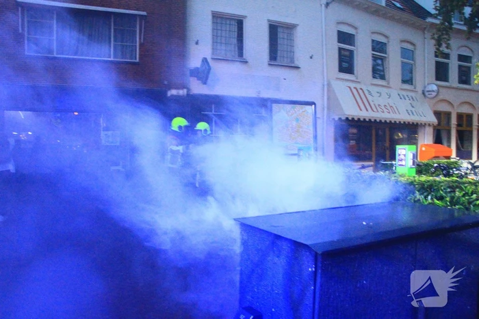 Grote brandoefening op kermis