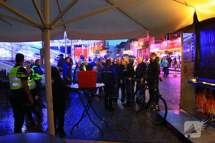 Grote brandoefening op kermis