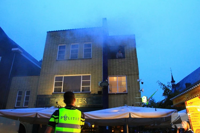 Grote brandoefening op kermis