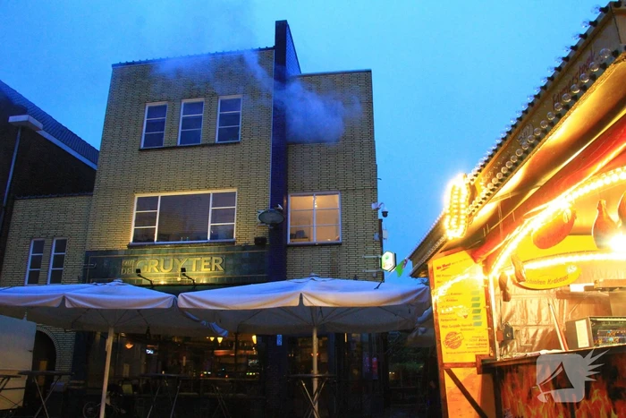 Grote brandoefening op kermis