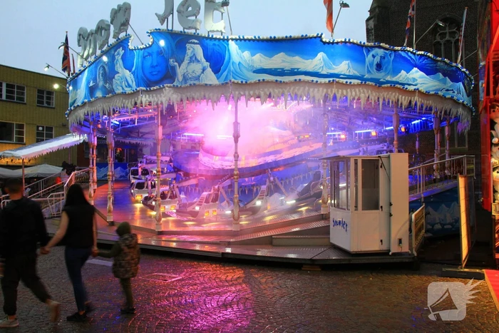 Grote brandoefening op kermis