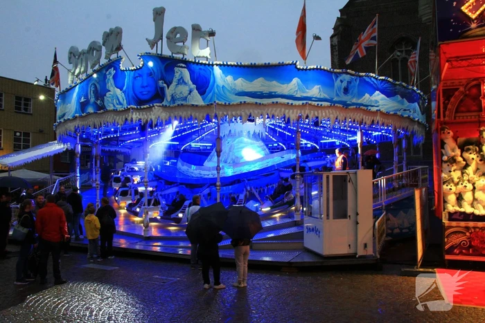 Grote brandoefening op kermis