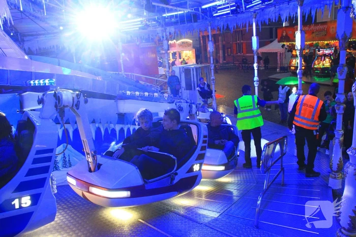 Grote brandoefening op kermis