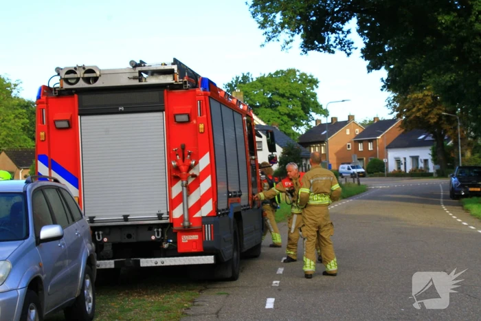 Gasleiding geraakt bij werkzaamheden