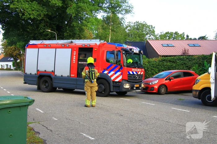 Gasleiding geraakt bij werkzaamheden