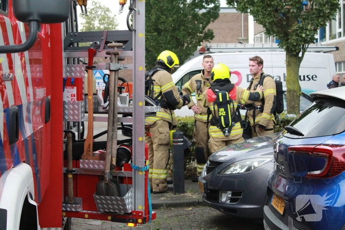 Rookontwikkeling in flat na brand